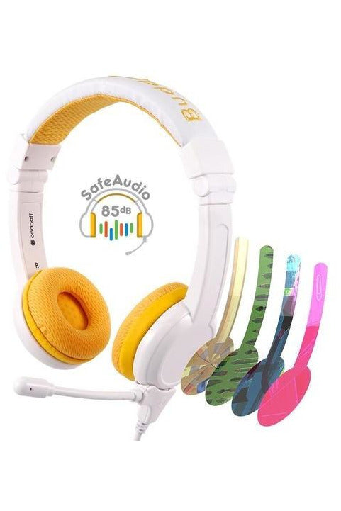 Buddyphones School Plus Headphones With MIC - Yellow