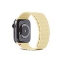 Decoded Apple Watch 49/45/44/42 mm Series 1 8/SE/Ultra Silicone Magnet Traction Strap Lite - Sweet Corn