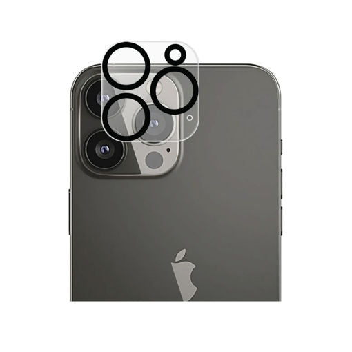 Eltoro Camera Glass AR with SILICON RING for iPhone 15 Pro 6.1/6.7 - Clear