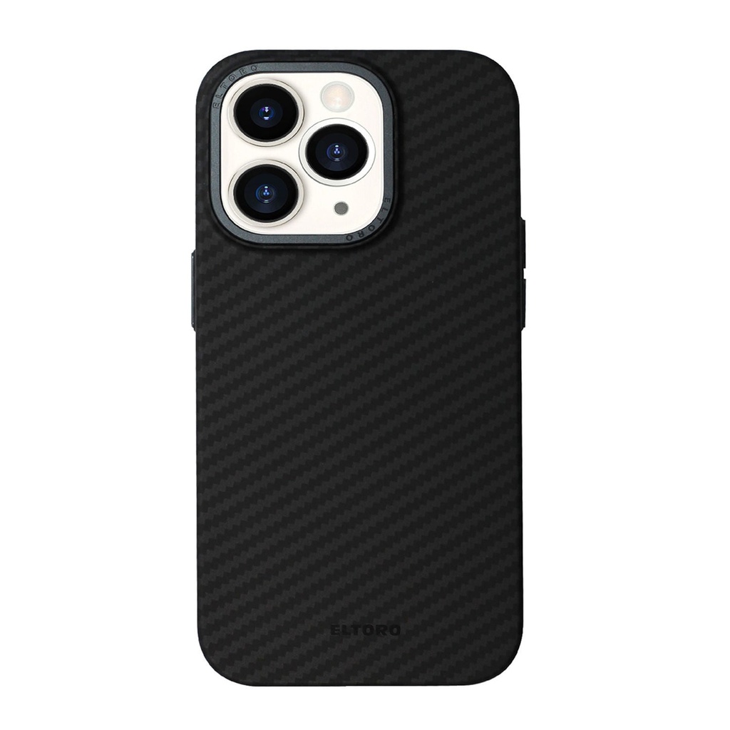 Eltoro Magsafe Iron Carbon Case for iPhone 14 Pro - Black