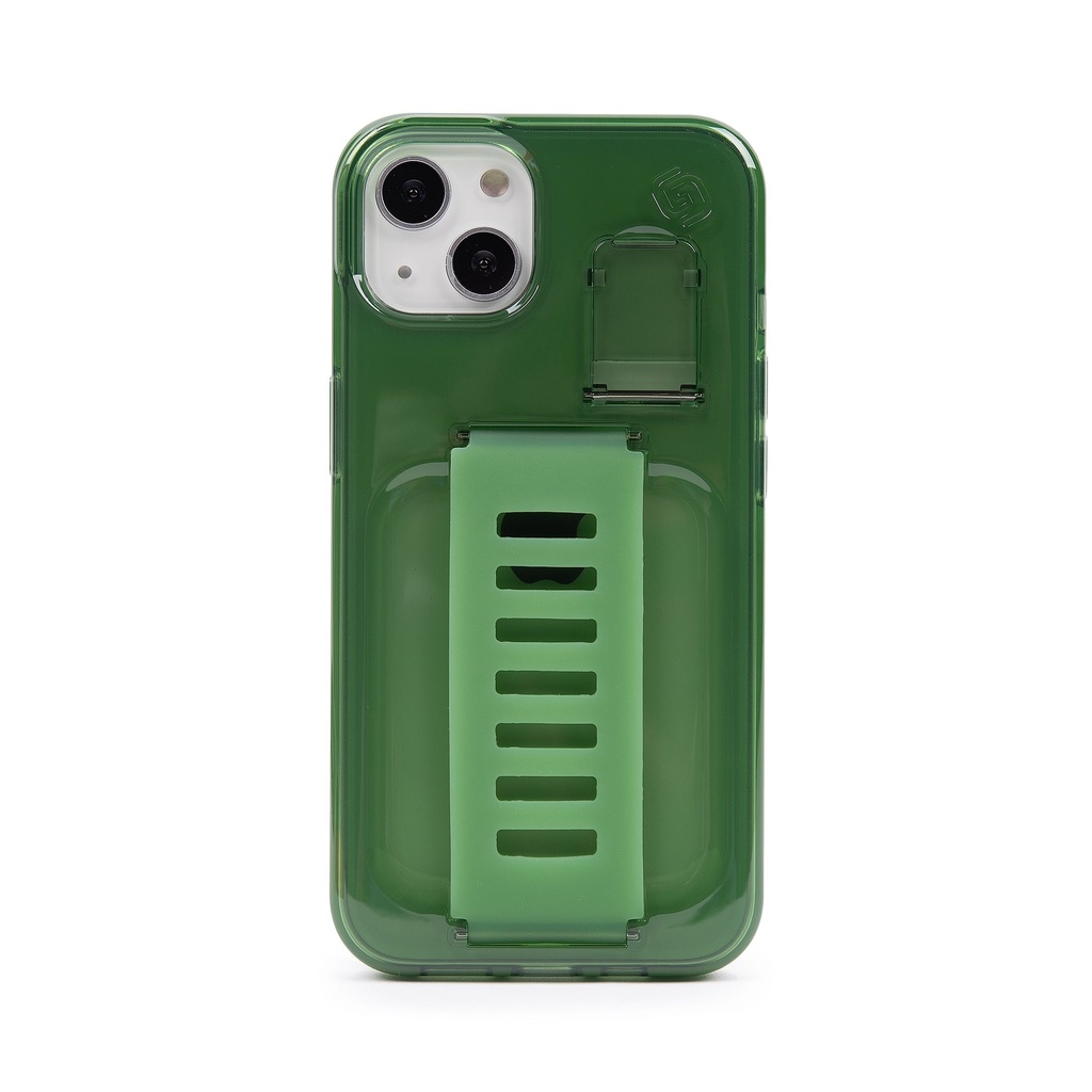 Grip2u Boost Case with Kickstand for iPhone 13 Olive