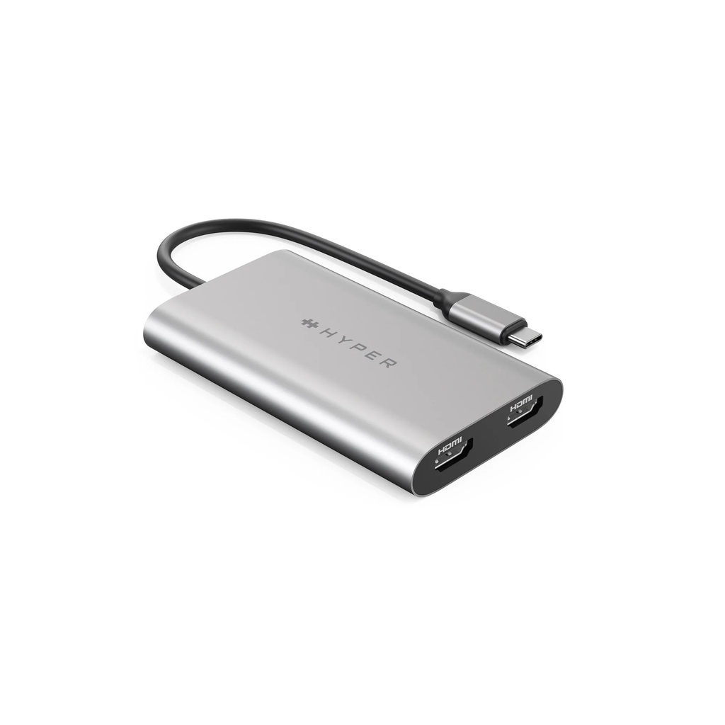 HyperDrive Dual 4K HDMI Adapter for M1/M2 MacBook