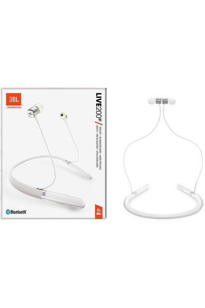 JBL - LIVE200BT Wireless Head phone - White