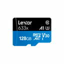 Lexar 128GB High Performance 633x microSDXC UHS-I, up to 100MB/s read 45MB/s write