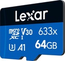 Lexar High Performance 633x MicroSDHC 64GB