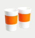 Moccamaster Coffee Mugs set of 2 - Orange