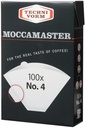 Moccamaster Premium Coffee Filter Papers 100 x No. 4 size FSC