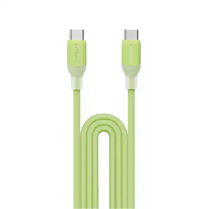 Momax 1 Link USB-C To USB-C 1.2m / Support 60W Charger + Data Transfer Cable - Green