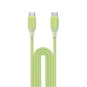 Momax 1 Link USB-C To USB-C 1.2m / Support 60W Charger + Data Transfer Cable - Green