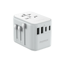 Momax 1 World PD 35W 5 - Ports + AC Travel Adapter White