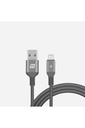 Momax Elite Link Triple - Braided Nylon Lightning Cable 1.2m - Drak Grey