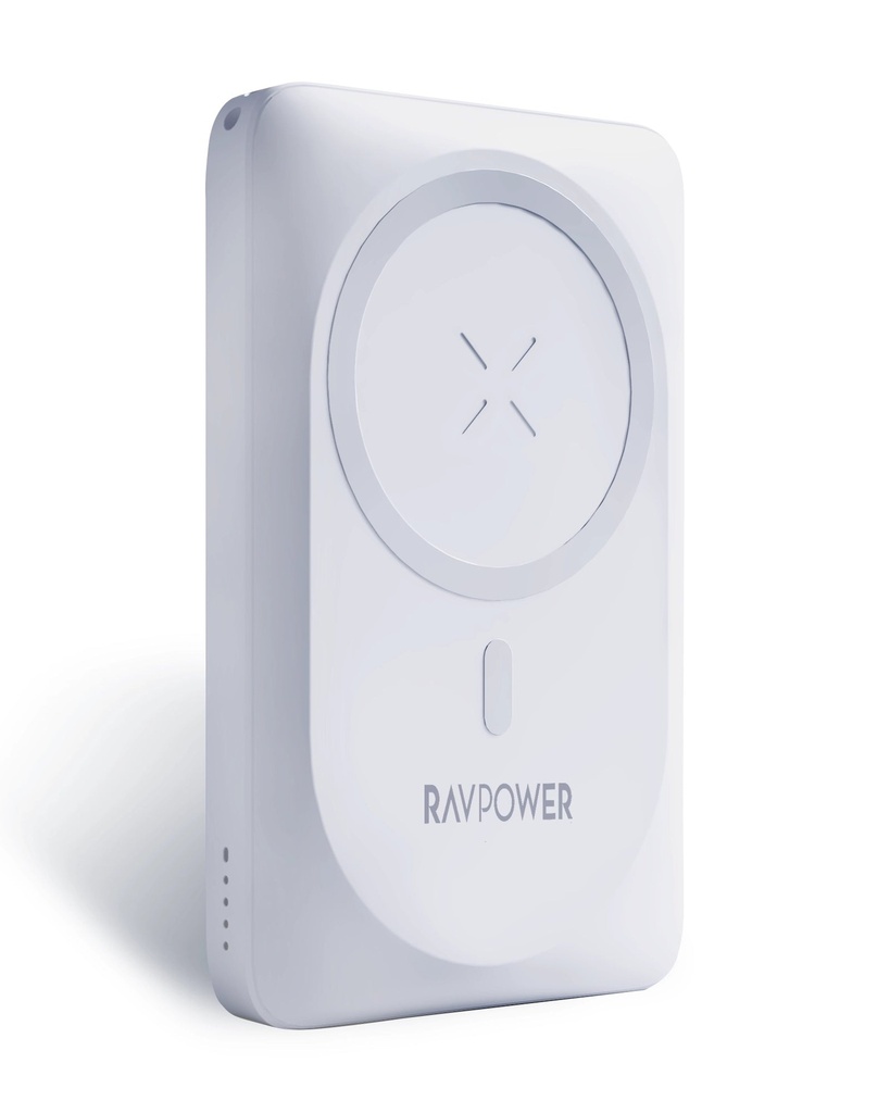 Ravpower RP-PB1212 10000mAh Magnetic Wireless Power Bank - White