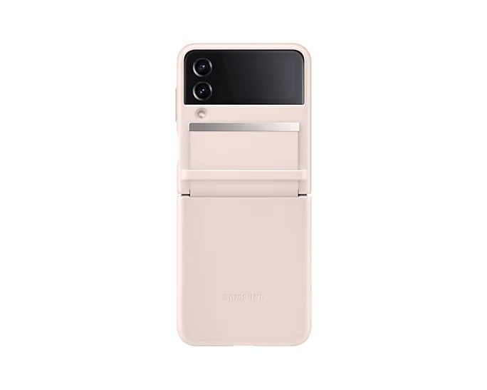 Samsung Flip 4 Flap Leather Cover - Peach