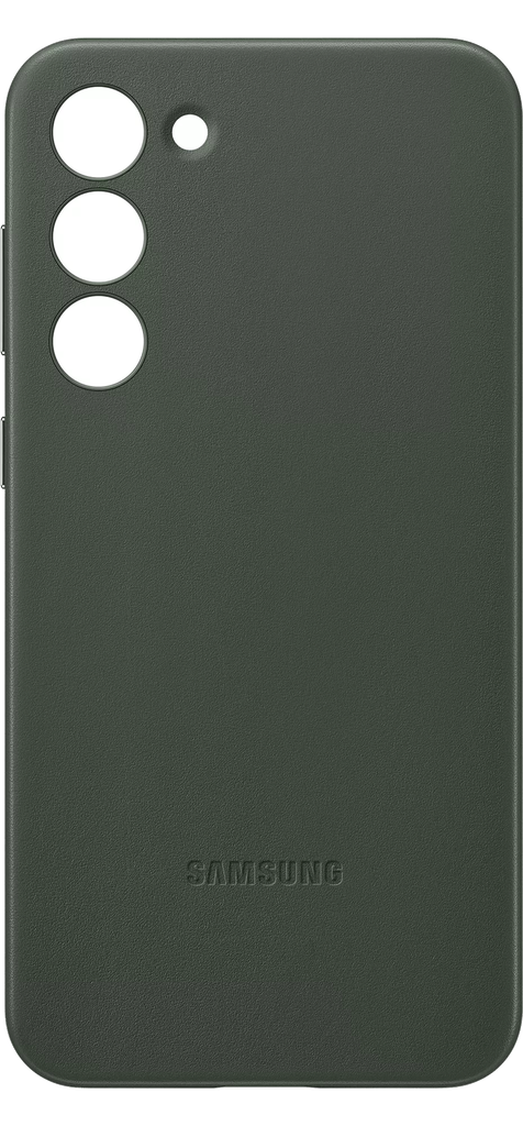 Samsung S23 Plus Leather Cover - Green