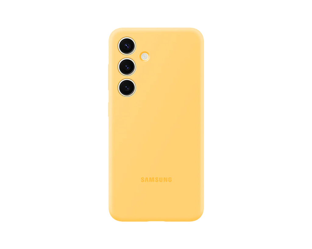 Samsung S24 Silicone Case - Yellow