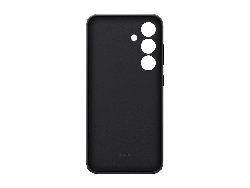 Samsung S24 Vegan Leather Case - Black