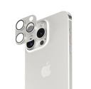 Smartix Premium Aluminium Camera Lens for iPhone 15 Pro/Pro Max White Titanum.