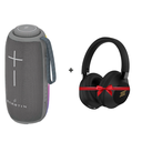 Smartix Premium Portable Speaker SoundPod.X Grey + Premium Wireless headphone Combo Offer