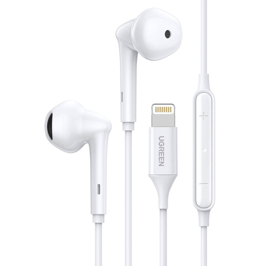 UGREEN In-Ear Lightning Headphones - White