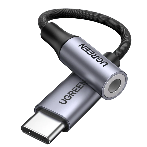 UGREEN USB-C to Jack 3.5mm Headphone Adapter - Gray