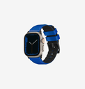 Uniq Linus Airosoft Silicone Strap For Apple Watch 49mm / 45mm / 44mm / 42mm - Racing Blue