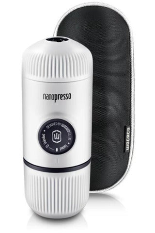 WACACO Nanopresso Elements Portable Coffee Machine + Carrying Bag + NS Adapter - Chill White