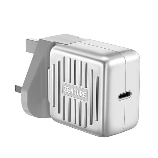 Zendure SuperPort 20W Wall Charger with US + UK Plug - Silver