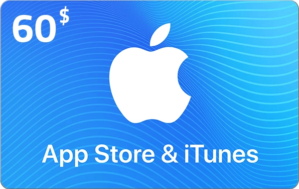 Apple iTunes Gift Card 60$ - USA