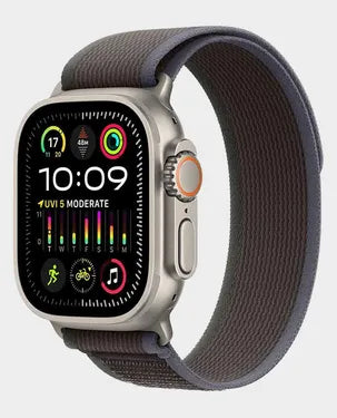 Apple Watch Ultra 2 GPS + Cellular 49mm S/M Titanium Case with Blue/Black Trail Loop