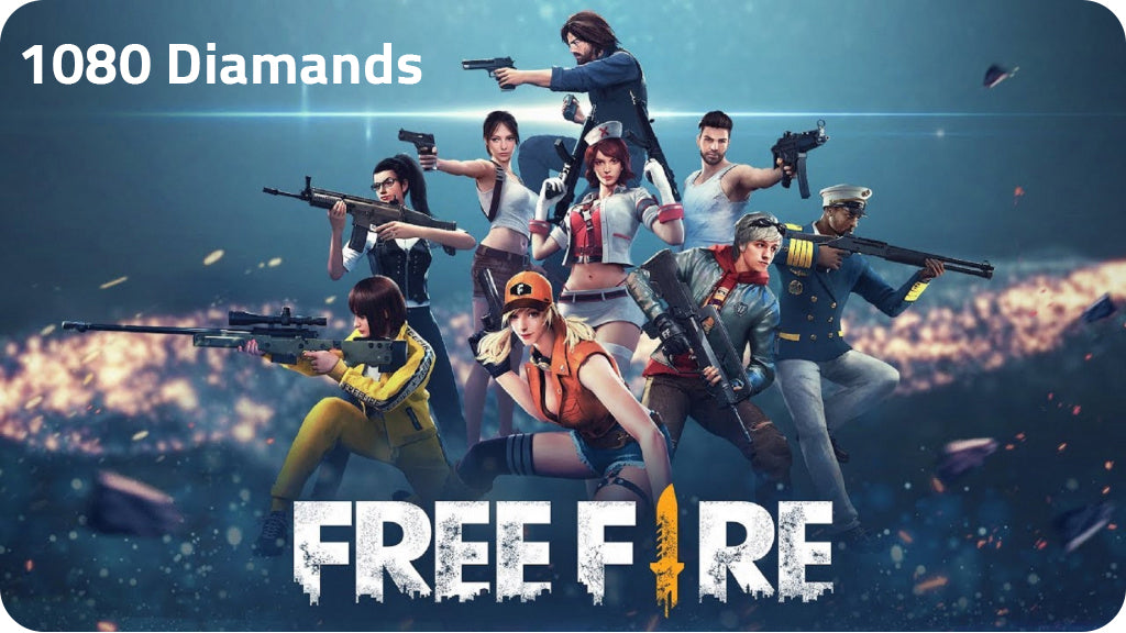 FreeFire 1080 + 108 Diamonds