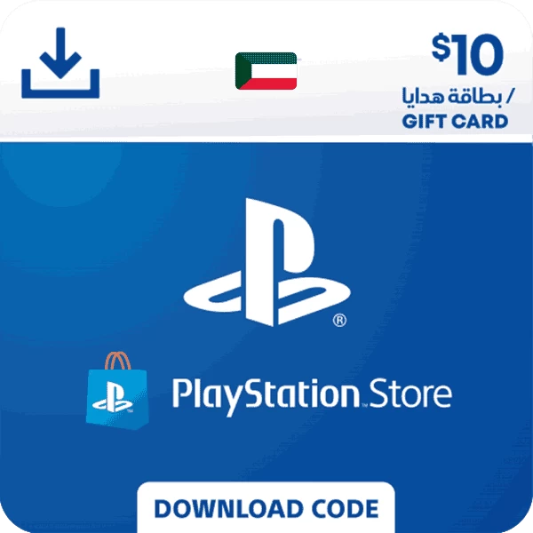 PlayStation Network Gift Card 10 USD - PSN Kuwait