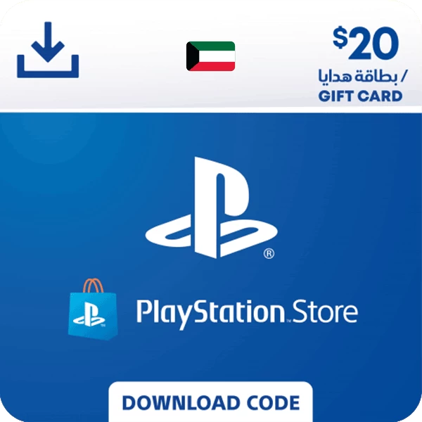 PlayStation Network Gift Card 20 USD - PSN Kuwait