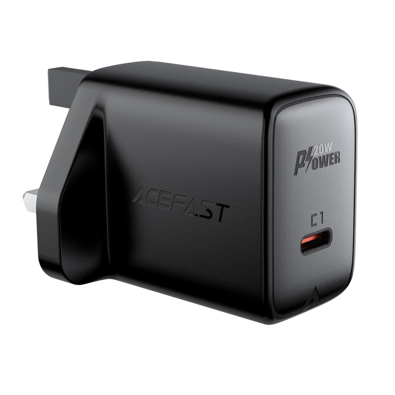 AceFast Fast Charger Wall Charger A4 PD 3.0 20W 1 x USB-C - Black