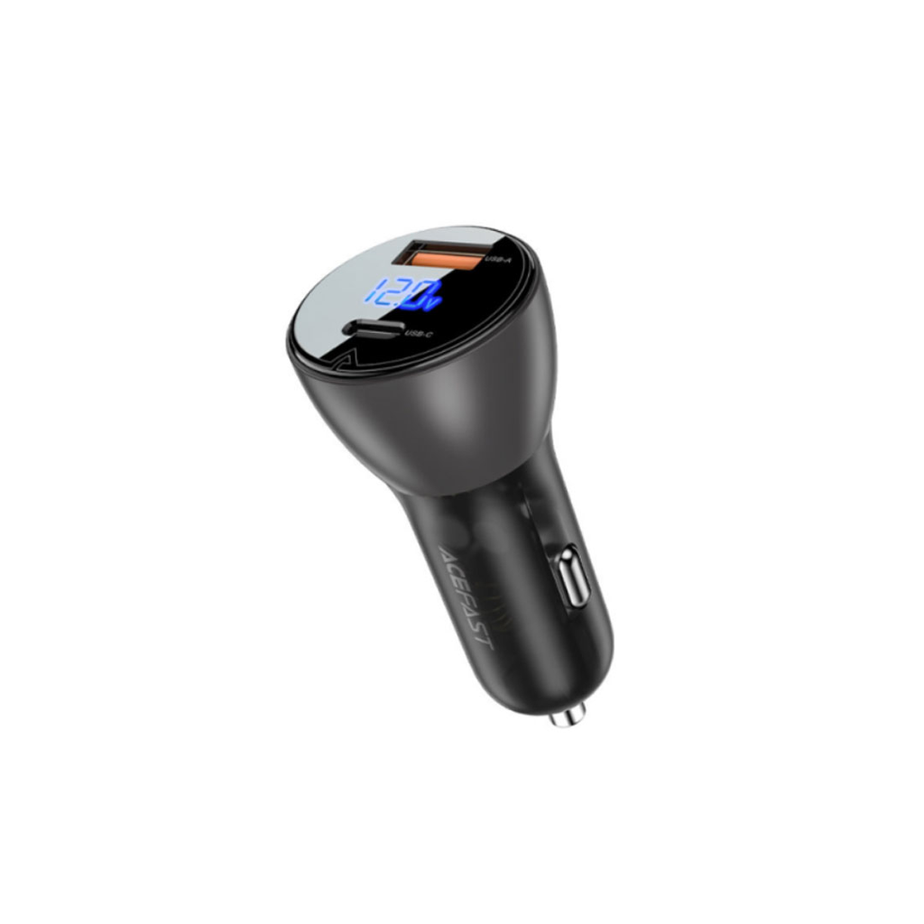 AceFast Fast Charger Car Charger B6 63W 1xUSB-C + 1xUSB-A