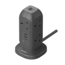 Momax OnePlug 7-Outlet Power Strip With USB (Space Grey)