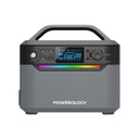 Powerology 120000mAh 600W Dual AC Socket Power Generator - Black