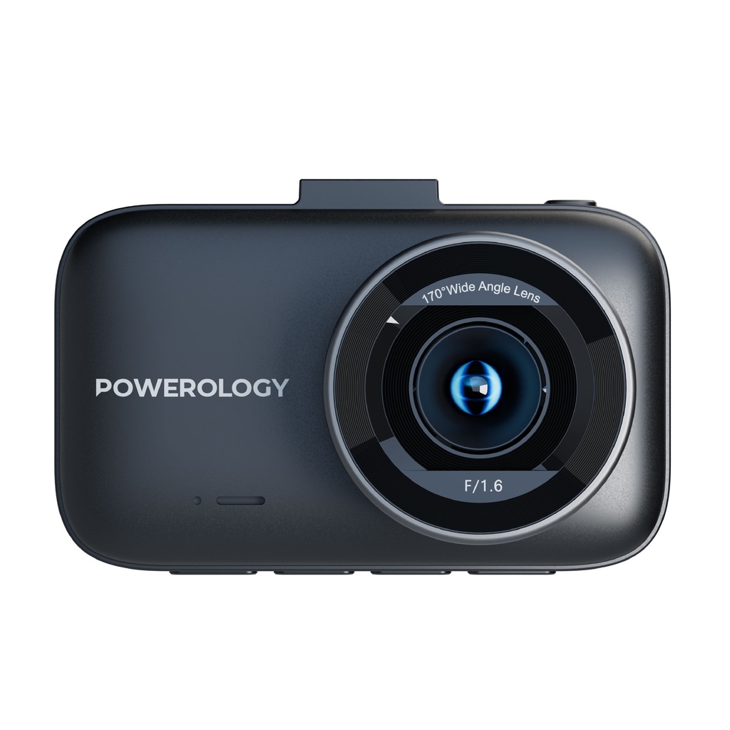 Powerology Dash Camera 4K Ultra With High Utility Built-in Sensors - Black