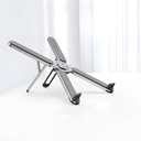 Powerology Aluminium Alloy Laptop Stand Foldable - Silver