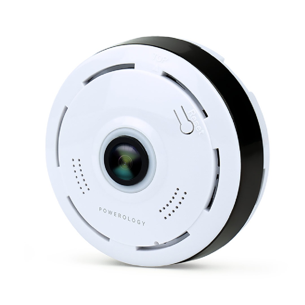 Powerology Wifi Panoramic Camera Ultra Wide Angle Fisheye Lens - White