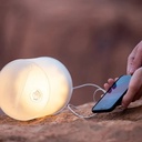 MPOWERD Luci Base Light Solar Inflatable Light + Power Bank - Grey