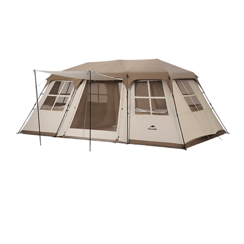 Naturehike Village 17 tent (with hall pole) - Brown