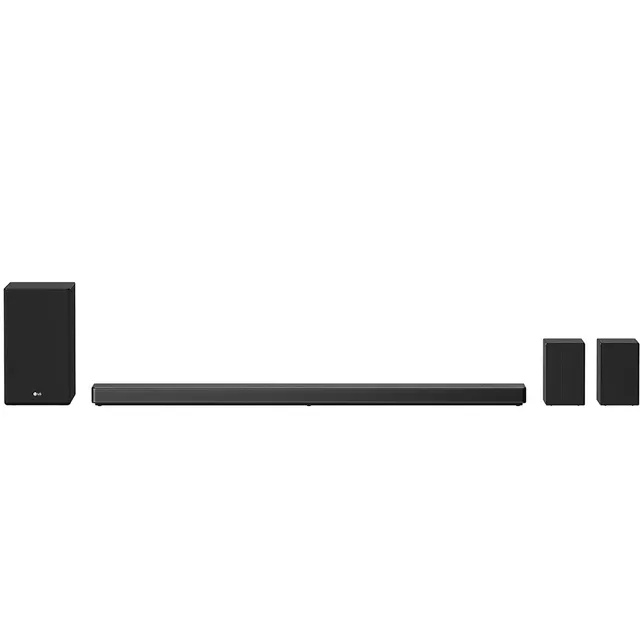 LG Sound bar, SN11R, 7.1.4Ch / 770W, MERIDIAN, Dolby Atmos & Vision, dtsX, Wireless Rear Up-Firing speakers