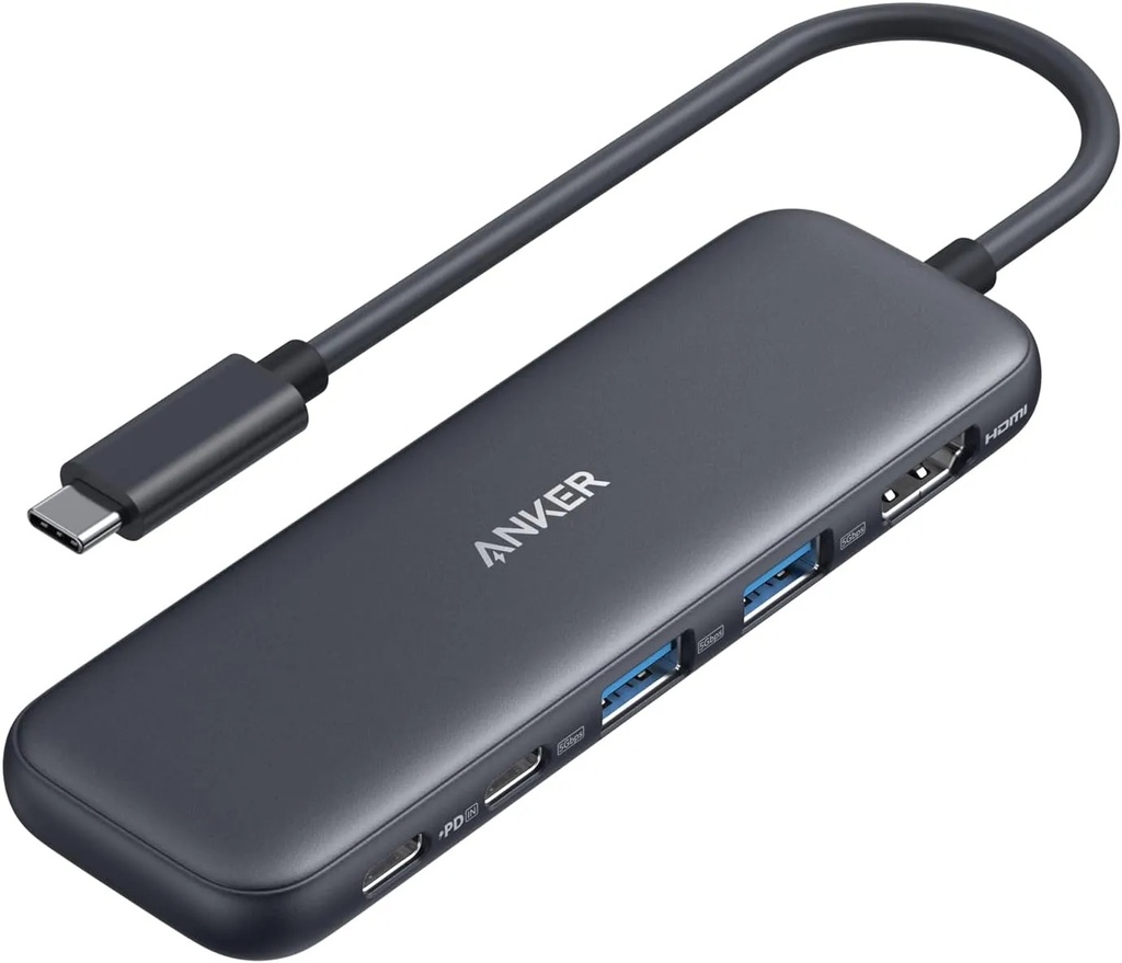 Anker 332 USB-C Hub (5-in-1) - Black