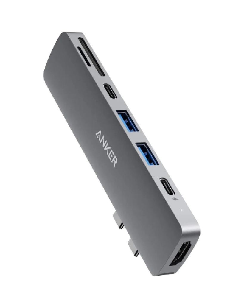 Anker 547 USB-C Hub (7-in-2, for MacBook) - Silver