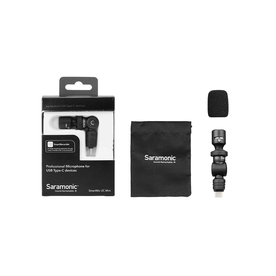 Saramonic Mini shotgun Microphone for USB Type-C devices SmartMic UC Mini