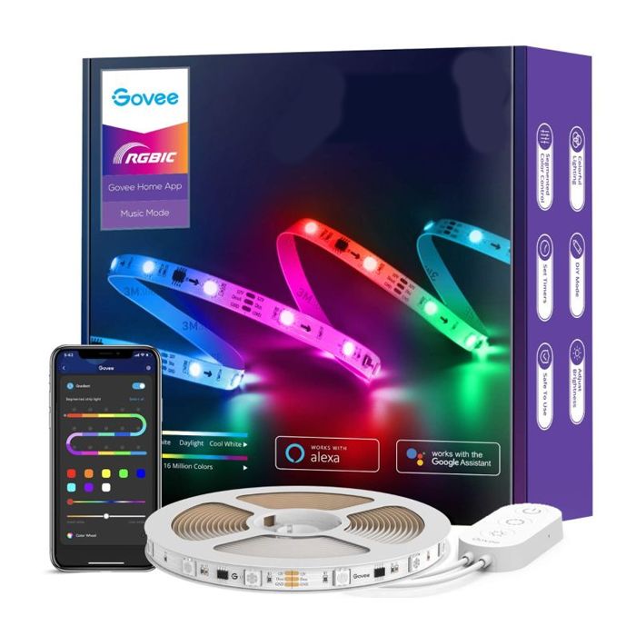 Govee Rgbic Led Strip 16.4ft Wifi Lights