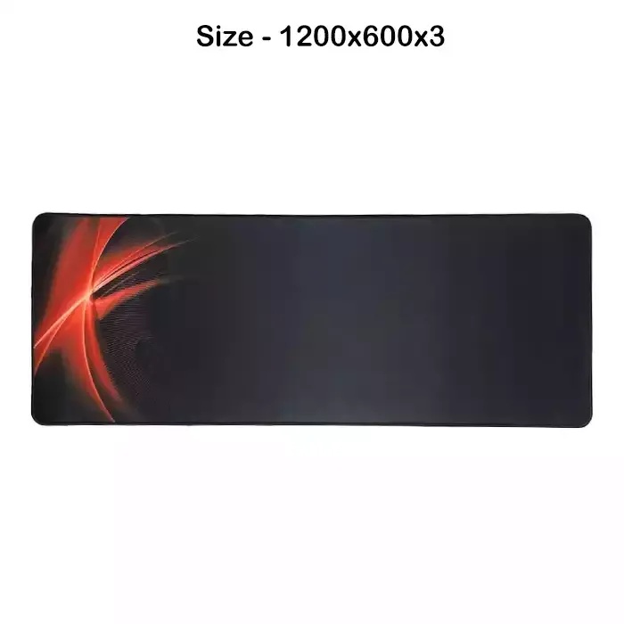 Gaming Mouse Pad - Black And Red (1200x600x3)