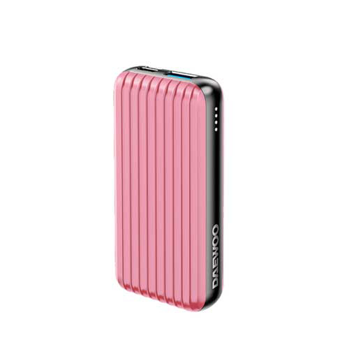 Daewoo Power Bank PocketLine 5,000mAh – Ultra Pink