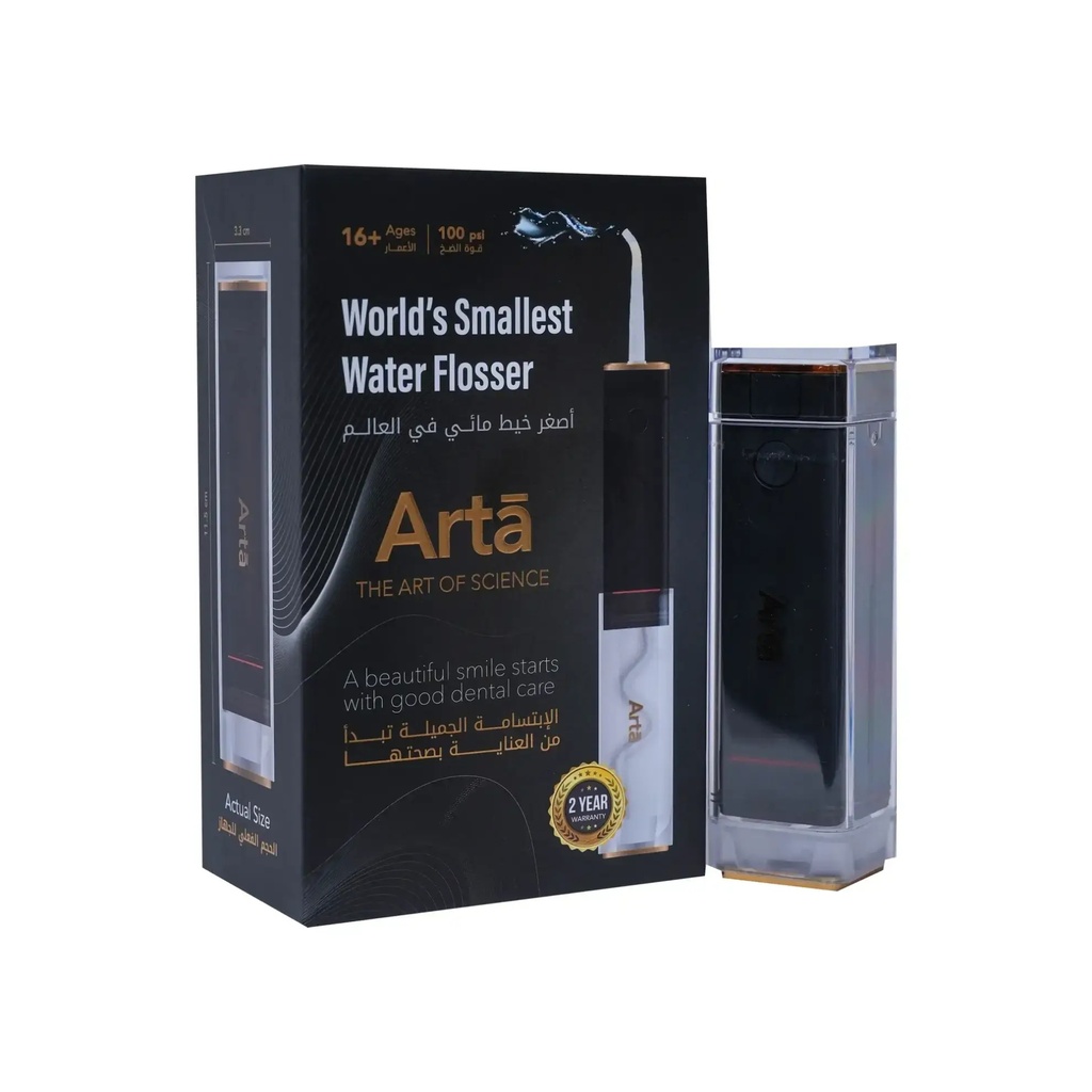 Arta Black Mini Water Flosser