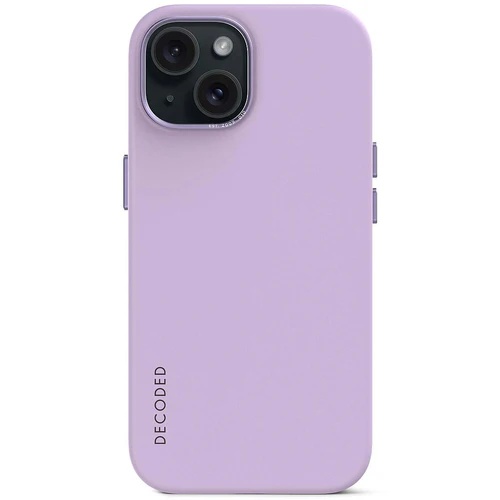 Decoded iPhone 15 Pro Silicone Magsafe Case (Lavender)